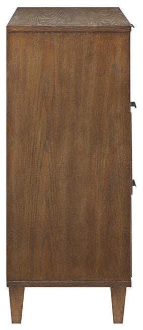 Madison Park Cali Cane 3-Drawer Accent Storage Chest, Natural