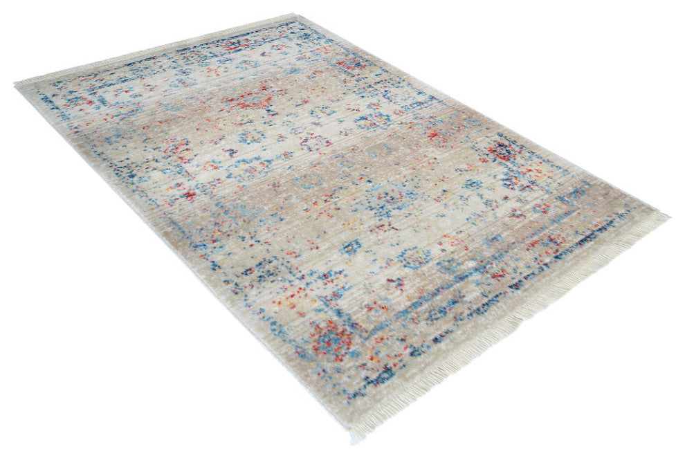 MACHINE MADE POLYESTER AREA RUGS  -Multicolor, Oriental ,Rugs for Living Room