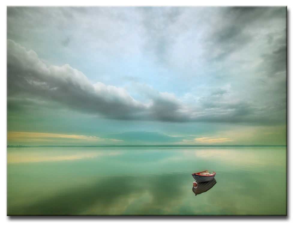 Ready2HangArt 'Calm' Wrapped Canvas Wall Decor, 20"x16"