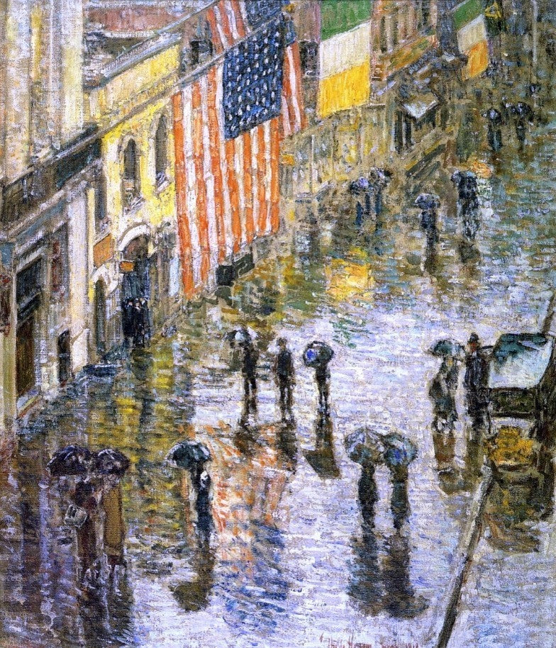Frederick Childe Hassam St. Patrick-s Day- 1919 Wall Decal Print