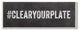#CLEARYOURPLATE Wall Plaque