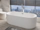 Broxton 67" Freestanding Air jetted Bathtub with no faucet