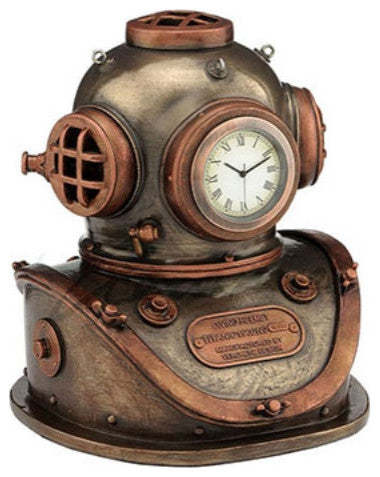 Diving Helmet Clock by Veronese Design