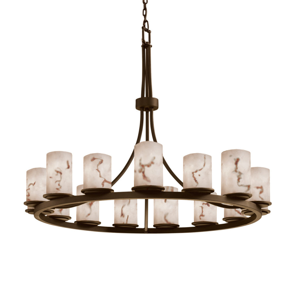 DAKOTA 15-Light 1-Tier Ring Chandelier