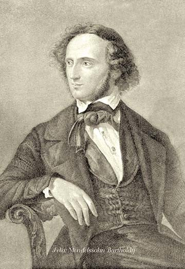 Felix Mendelssohn Bartholdy - Fine Art Giclee Print 24" x 36"