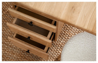 Current Solid White Oak Desk - Natural
