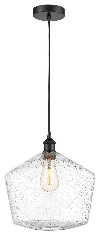 Innovations 616-1P-BK-G654-12-LED 1-Light Mini Pendant, Matte Black