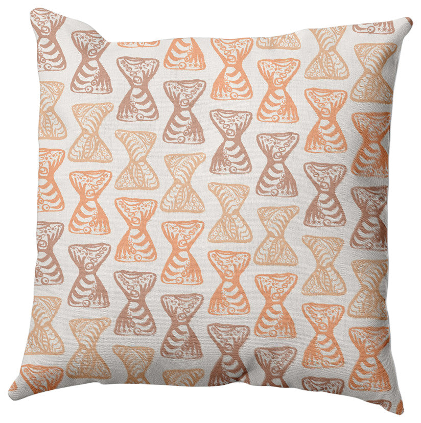 Bongo Beats Outdoor Pillow, Yellow, 16"x16"