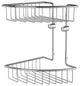 House Corner Soap Basket Double Chrome