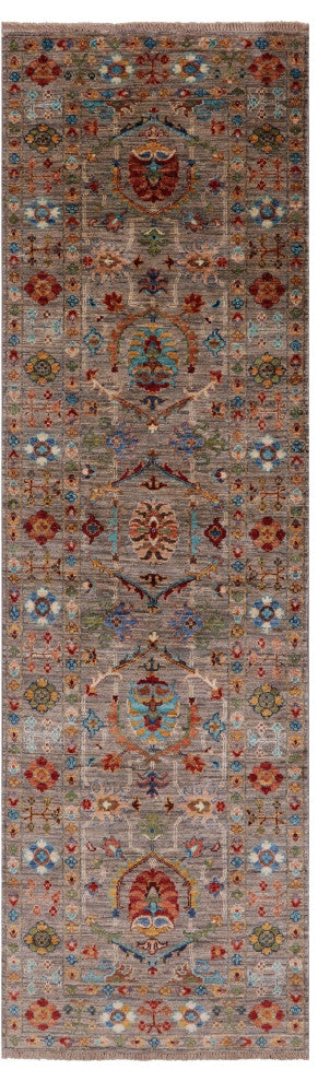 2' 7" X 8' 9" Handmade Persian Tabriz Runner Rug - Q12582
