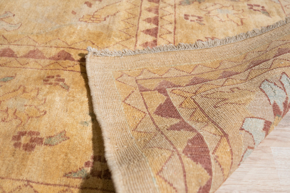 Beige Classic Oriental Sultanabad Area Rug