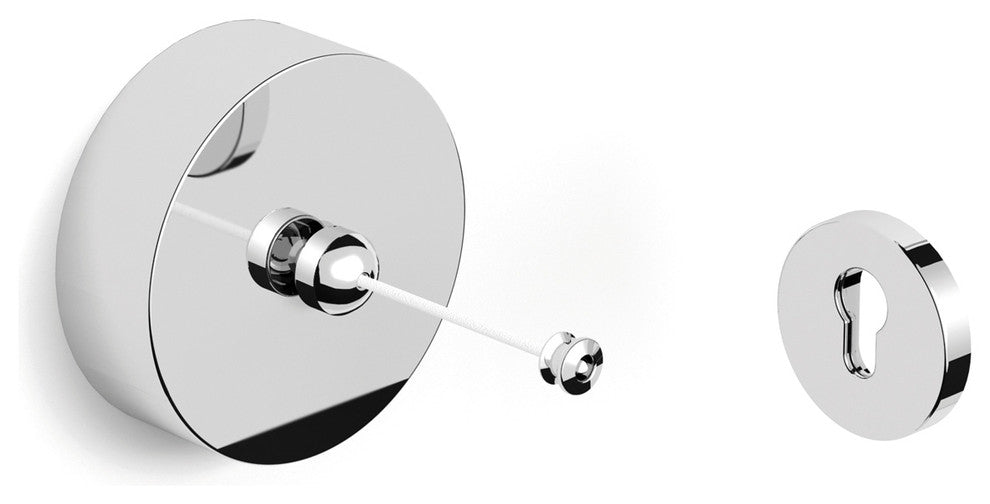 Outline Retractable Cloth Line Chrome
