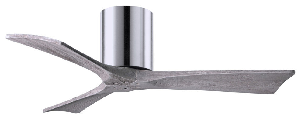 Matthews Fan, Irene-3H Ceiling Fan, Polished Chrome, 42-Inch, Barn Wood Blades
