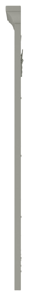 Framed Wall Mounted Bathroom Mirror, Gray;, 32" X 32"