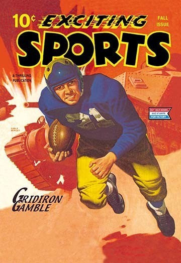 Gridiron Gamble- Gallery Wrapped Canvas Art 28" x 42"