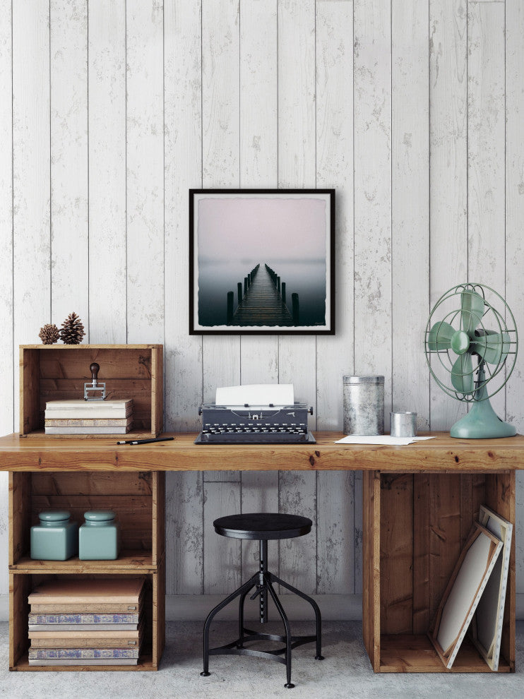 "We Count Days" Framed Painting Print, 18x18