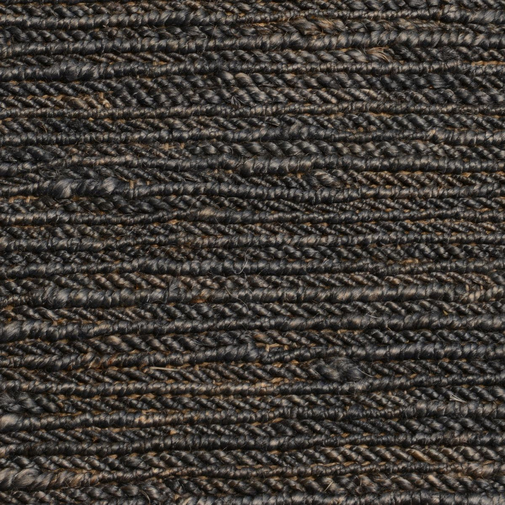 Classic Home Soumak Jute Charcoal Rug, 8'x10'