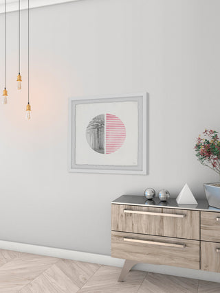 "Division" Framed Painting Print, 32"x32"