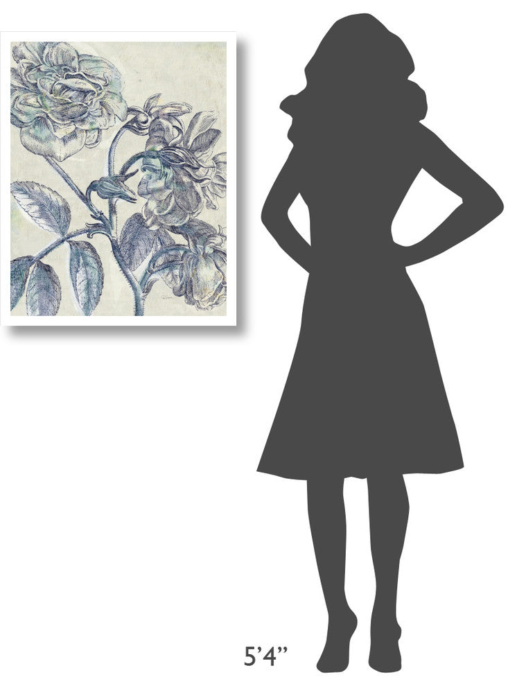 "Belle Fleur I" Digital Paper Print by Sue Schlabach, 24"x30"