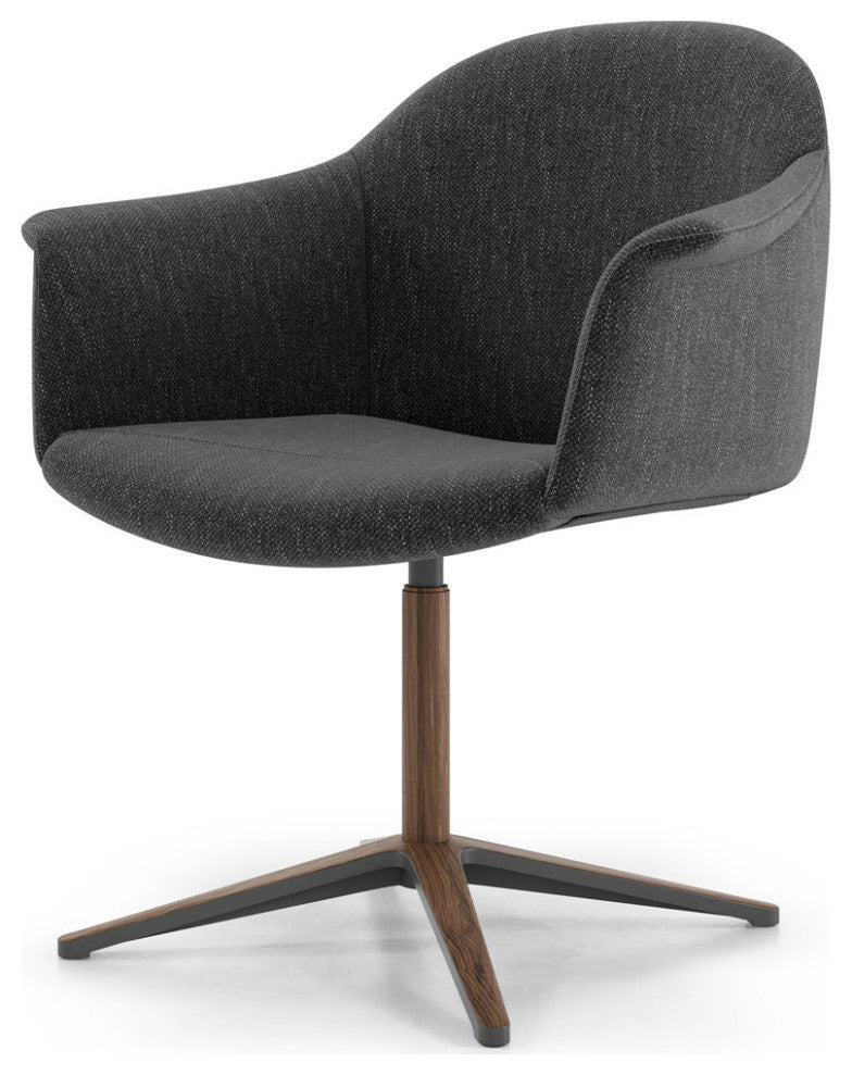 Downing Chair, Dark Shadow Fabric