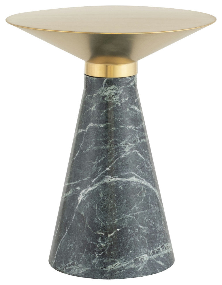 Iris Gold Metal Side Table, HGNA559