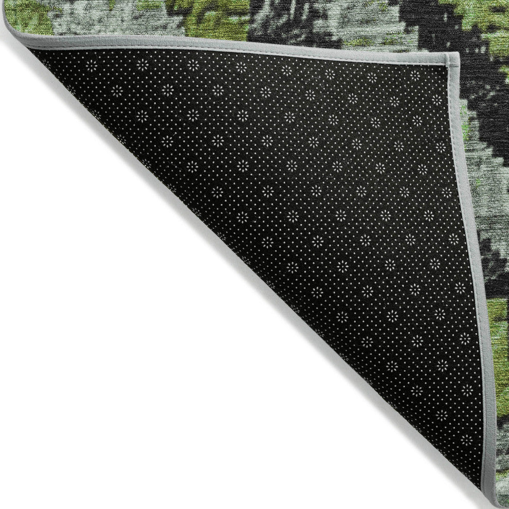 Machine Washable Indoor/Outdoor Chantille ACN1890 Aloe 1'8" x 2'6" Rug