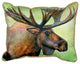 Betsy Drake Moose Extra Large 20 X 24 Indoor / Outdoor Pillow