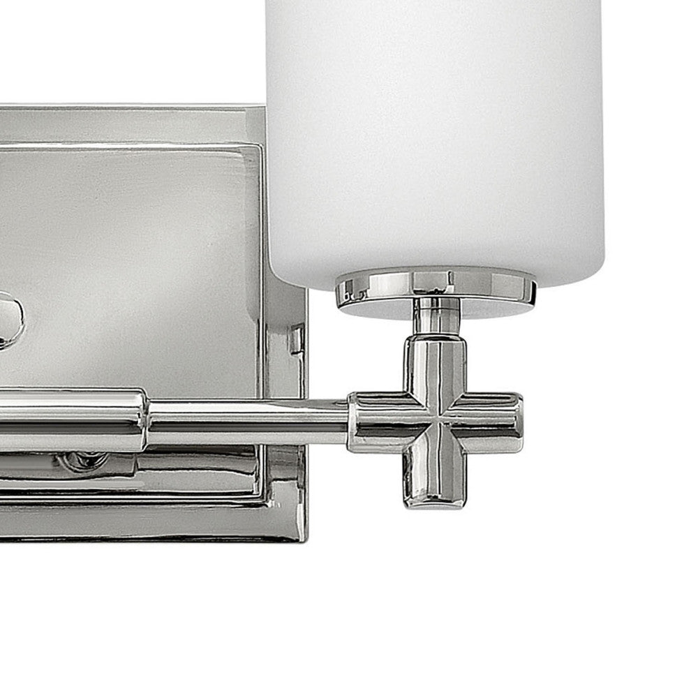 Hinkley Laurel Two Light Vanity, Polished Nickel