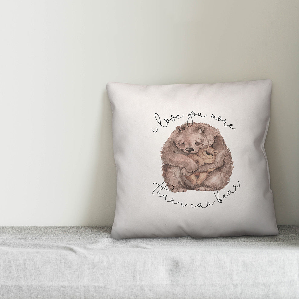 Love Bear 20x20 Throw Pillow