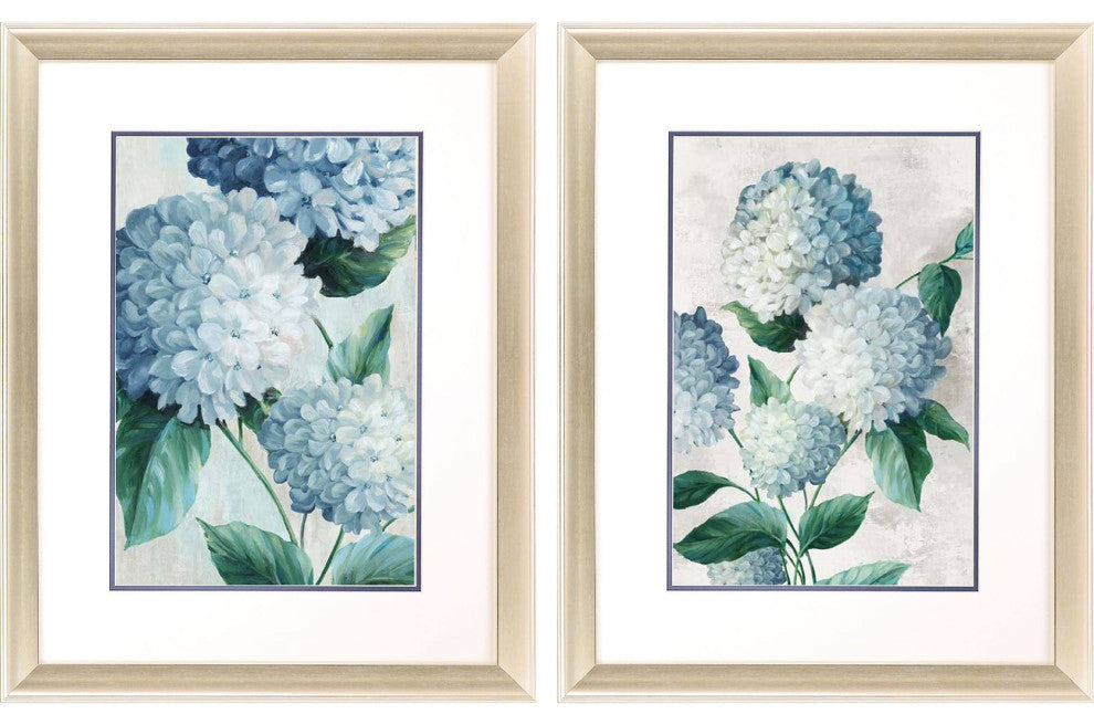 Hydrangea Blooms, 2-Piece Set