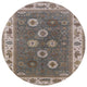 Ahgly Company Indoor Round Mid-Century Modern Area Rugs, 7' Round