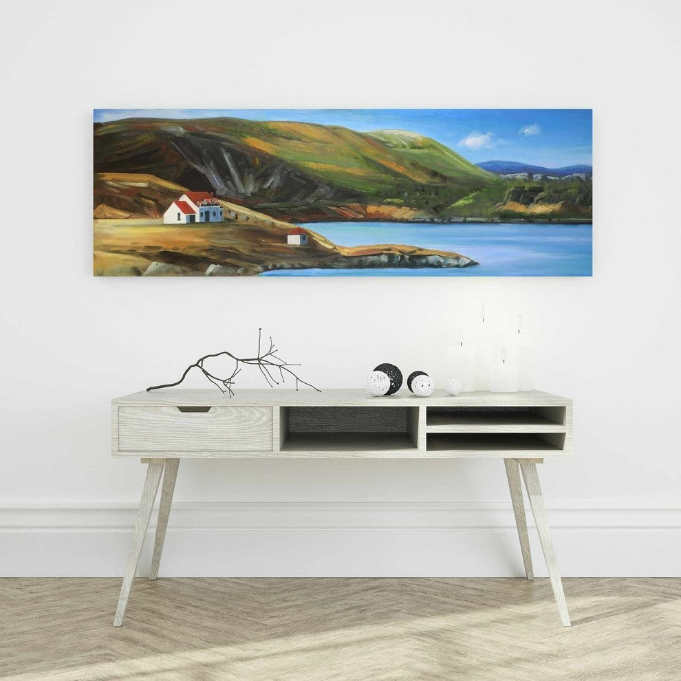 Scottish Valley By a Beautiful Day Print on Wrapped Canvas
