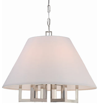 Crystorama Lighting Group 2256 Westwood 6 Light 24"W Pendant - Polished Nickel