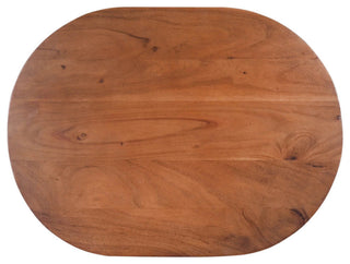 Kenzo Acacia Side Table, Pecan