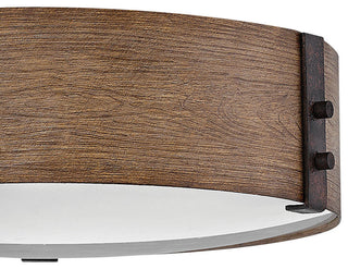 Hinkley Sawyer Medium Flush Mount, Sequoia