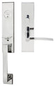 Horizon Lever, Mortise Entry Handleset, RHR, Polished Stainless Steel