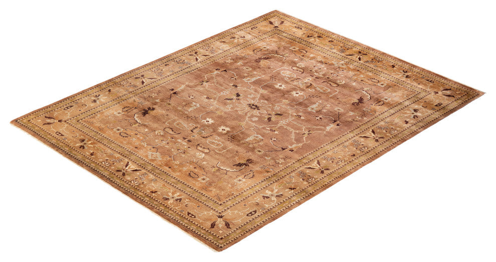 Laukkai One-of-a-Kind Hand-Knotted Area Rug Yellow, 8'2"x10'4"