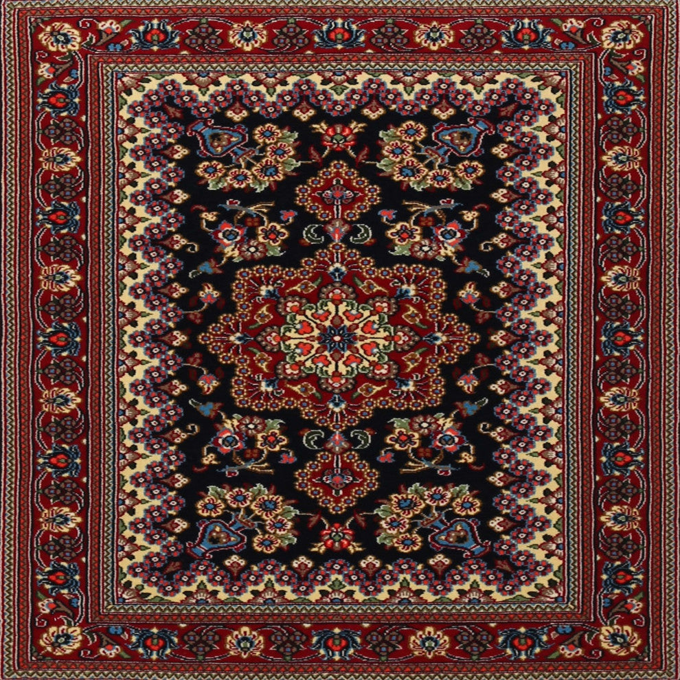 Ahgly Company Indoor Square Traditional Area Rugs, 4' Square