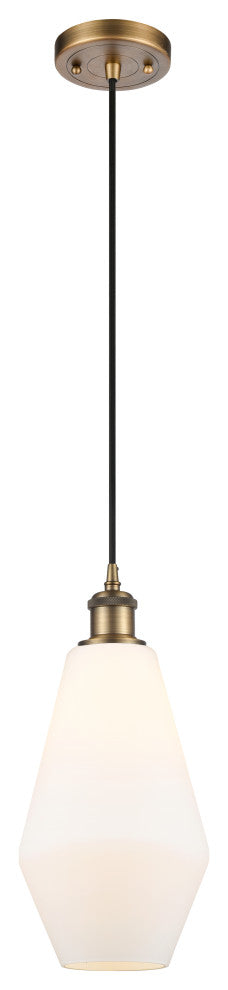 Innovations 516-1P-BB-G651-7 1-Light Mini Pendant Brushed Brass