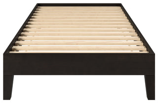 Nix Twin Platform Bed, Black