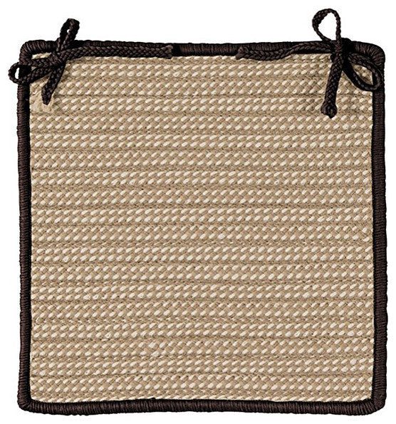 Colonial Mills Chair Pad Boat House Brown Chair Pad