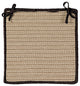 Colonial Mills Chair Pad Boat House Brown Chair Pad