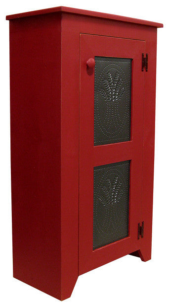 Full product image of the Punched Tin Cabinet on a clean white background; front-facing and complete view.