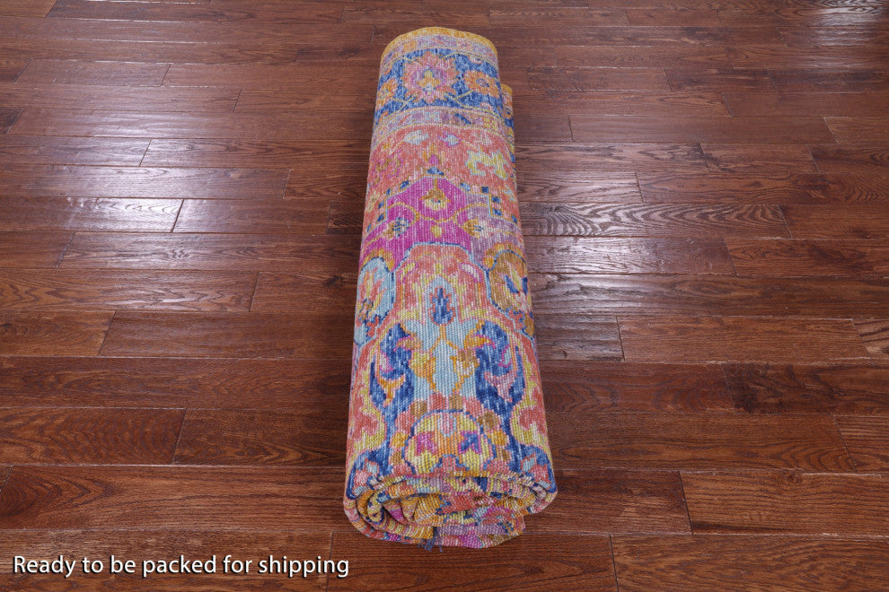 Heriz Serapi Hand-Knotted Wool Rug 9' 2" X 11' 10" - Q16089