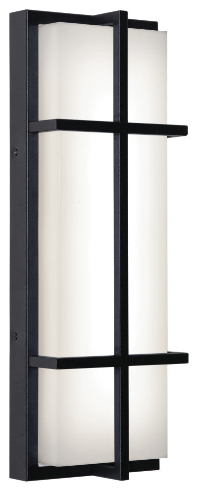 August 20'' LED Outdoor Sconce - Black