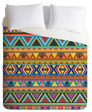Deny Designs Bianca Green Play Duvet Cover - Lightweight