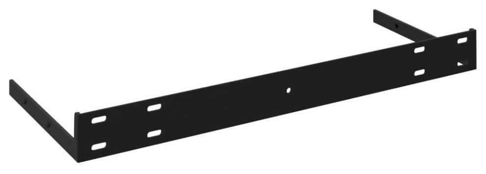 vidaXL Wall Shelf Floating Shelf Display Shelf Wall Mounted High Gloss Black