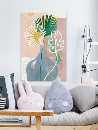 "Fan Leaf" Painting Print on Wrapped Canvas