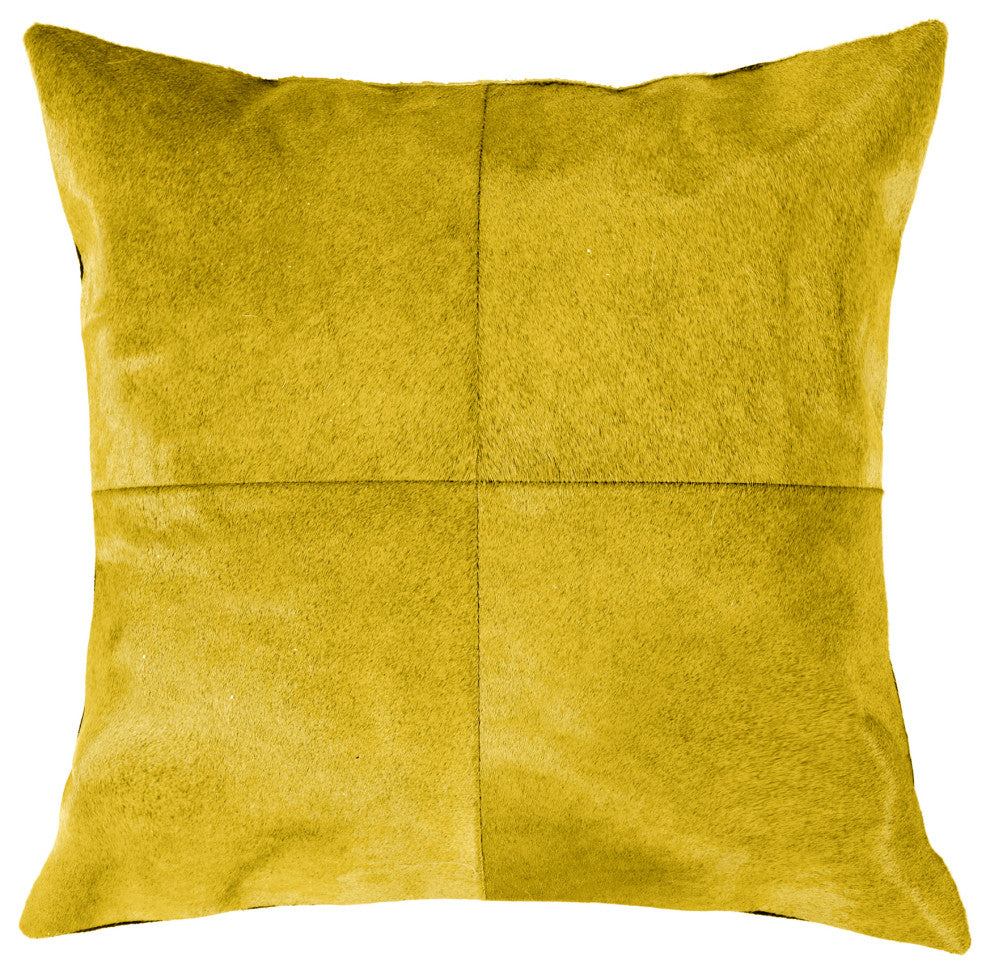 Natural Home Decor Torino Cowhide Pillow, 2-Piece, 18"x18"