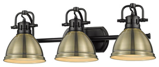 Golden Lighting 3602-BA3 Duncan 3 Light 25"W Bathroom Vanity - Matte Black /